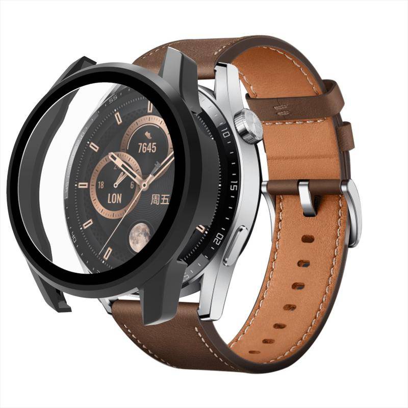 Casing Huawei Watch GT3 GT2 Pro 42 46 MM GT2E Watch3 Pro 46 48mm Honor Magic2 46mm Bahan TPU + Tempered Glass