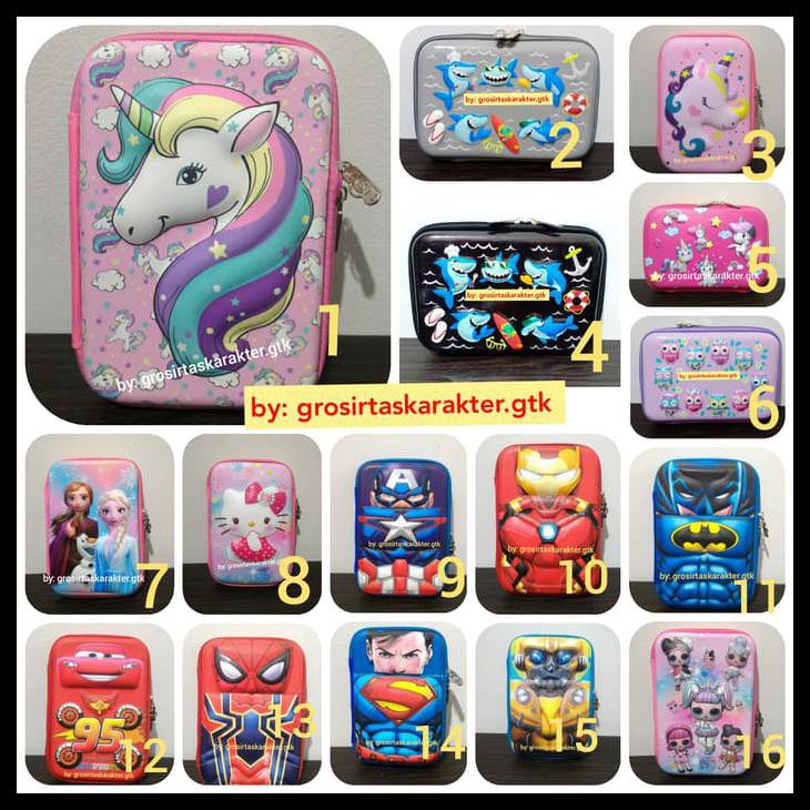 

TEMPAT PENSIL ANAK LOL UNICORN KITTY KOTAK PENSIL HARDCASE IMPORT LUCU