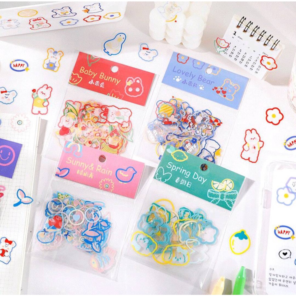 

45pcs cute sticker scrapbook