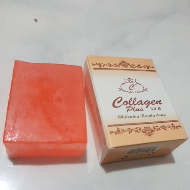 SABUN COLLAGEN Plus Vit E / Colagen Whitening Soap Original / Brightening