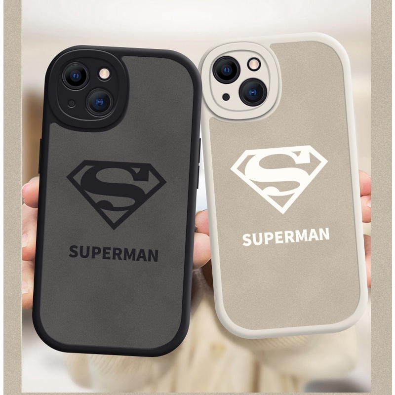 Soft Case Motif Superman Untuk iPhone 6 7 8 Plus X XR Xs 11 Pro Max