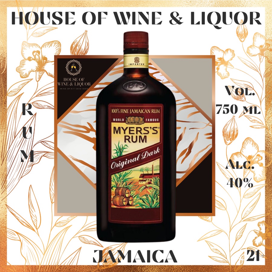 Jual Myers Dark Rhum 750 ML | Shopee Indonesia