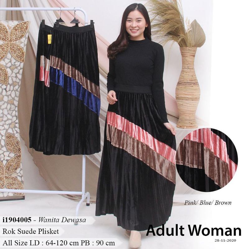 Rok Suede Plisket