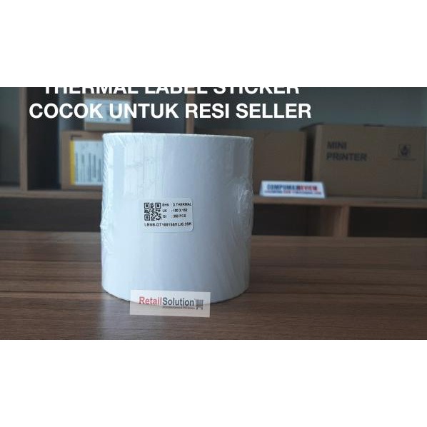 

☛ Stiker Label Resi Thermal 100x150 / 100 x 150 mm / 100x150mm / A6 - 300 Lembar Biru ⅎ