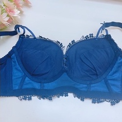 BRA SET (K-BS16) FASHION KOREAN STYLE DENGAN BAHAN BROKAT SUPER SOFT PUSH UP TEBAL