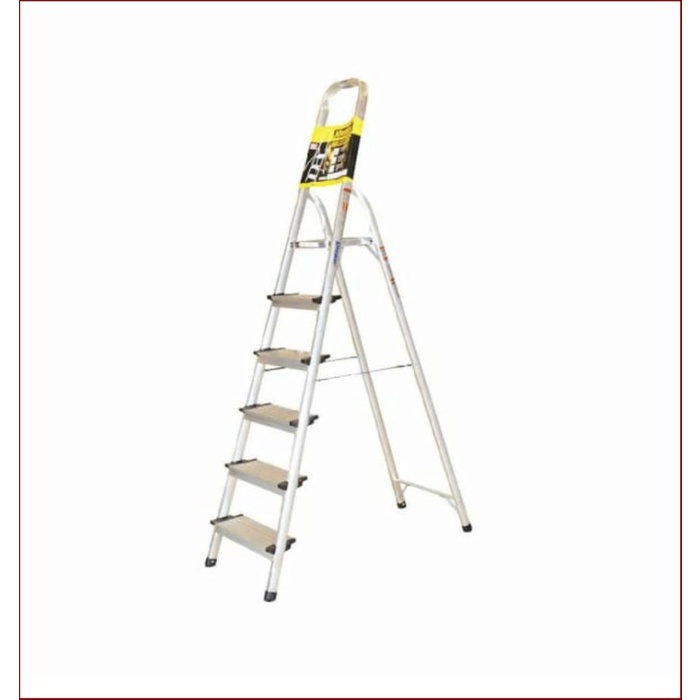 Krisbow Tangga Lipat Aluminium 6 Wide Step