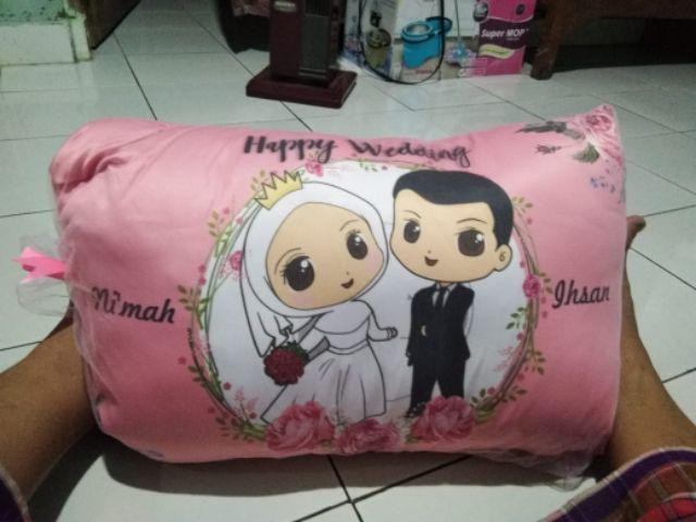 (pre Order) Bantal Foto Ukuran 40x60