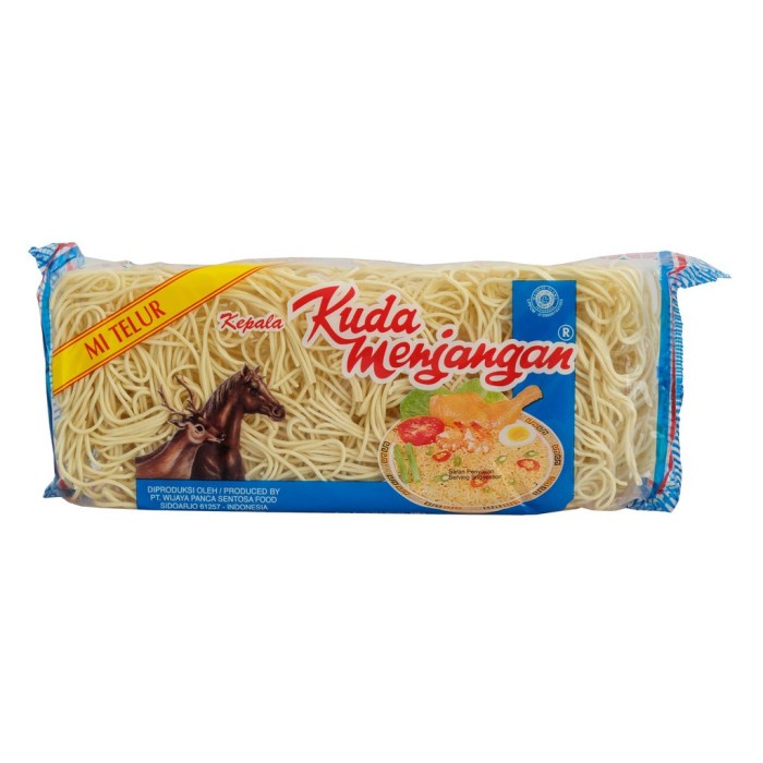 

MIE TELUR KEPALA KUDA MENJANGAN NETTO 200gr