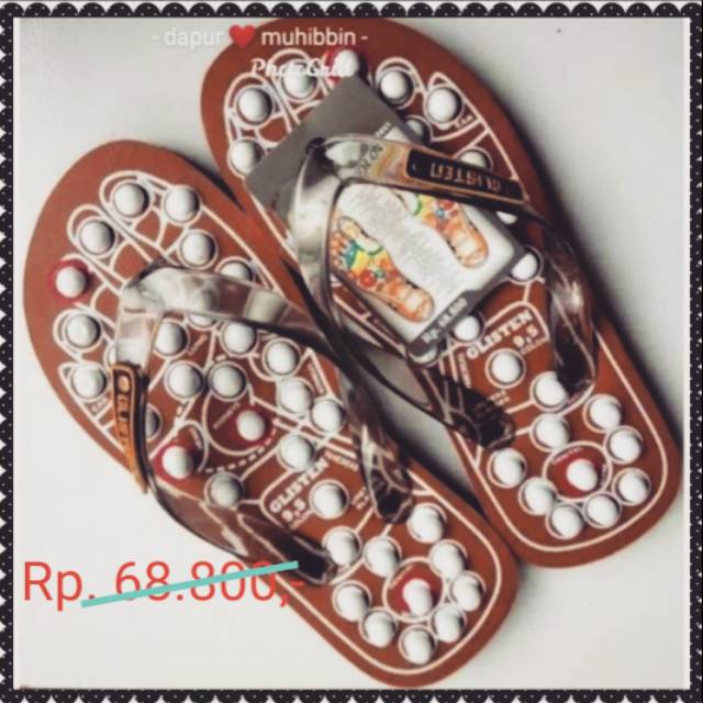 Sandal Glisten sandal rematik / terapi