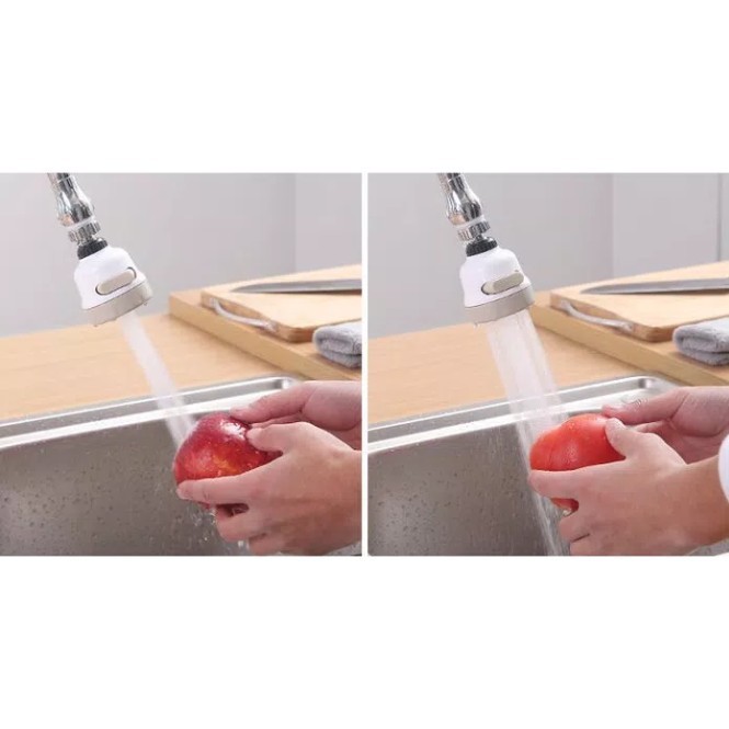 Kran Sprayer Turbo 360 water saver Rotasi Sambungan Kran Hemat Air