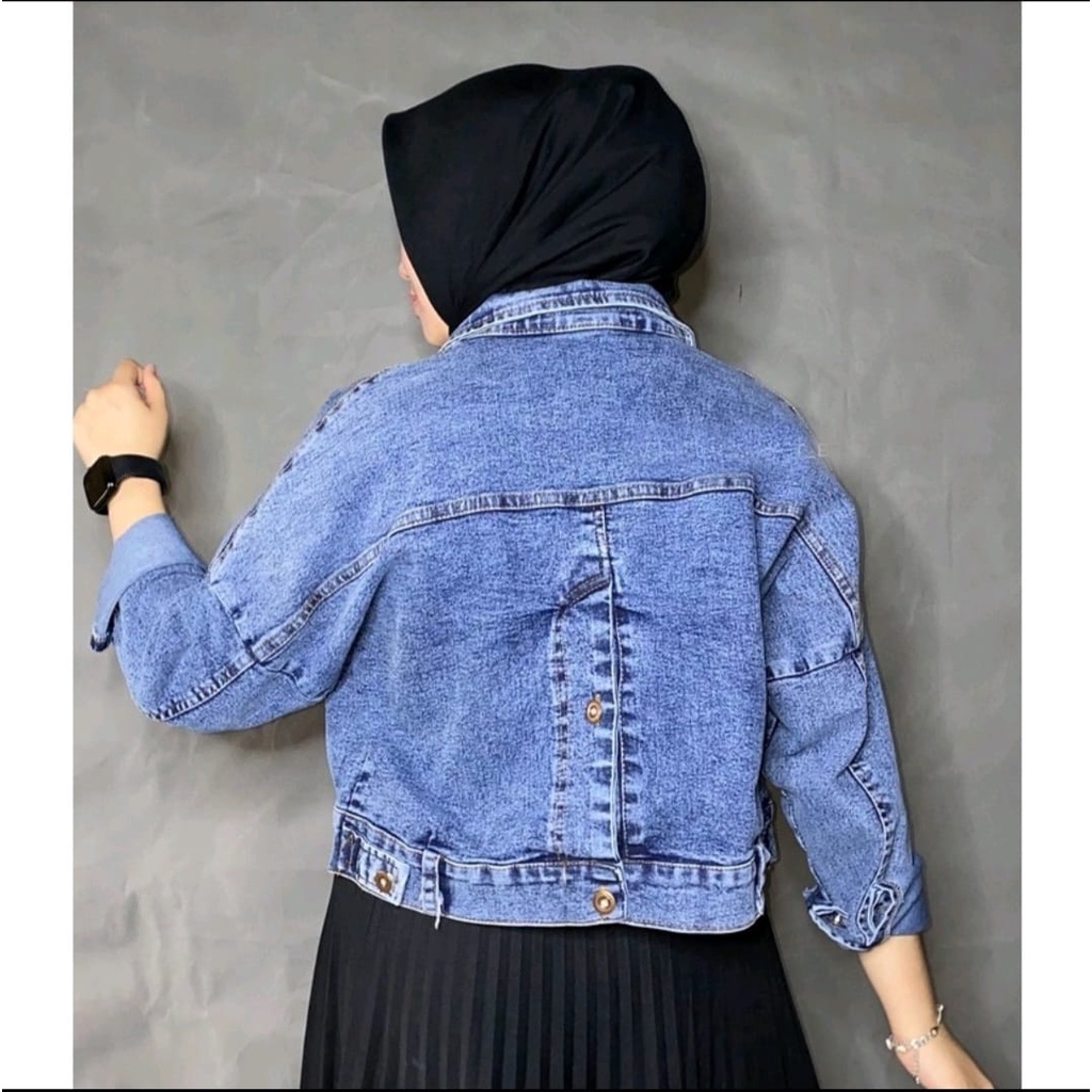 JACKET JEANS VINTAGE JACKET BACK BUTTTON