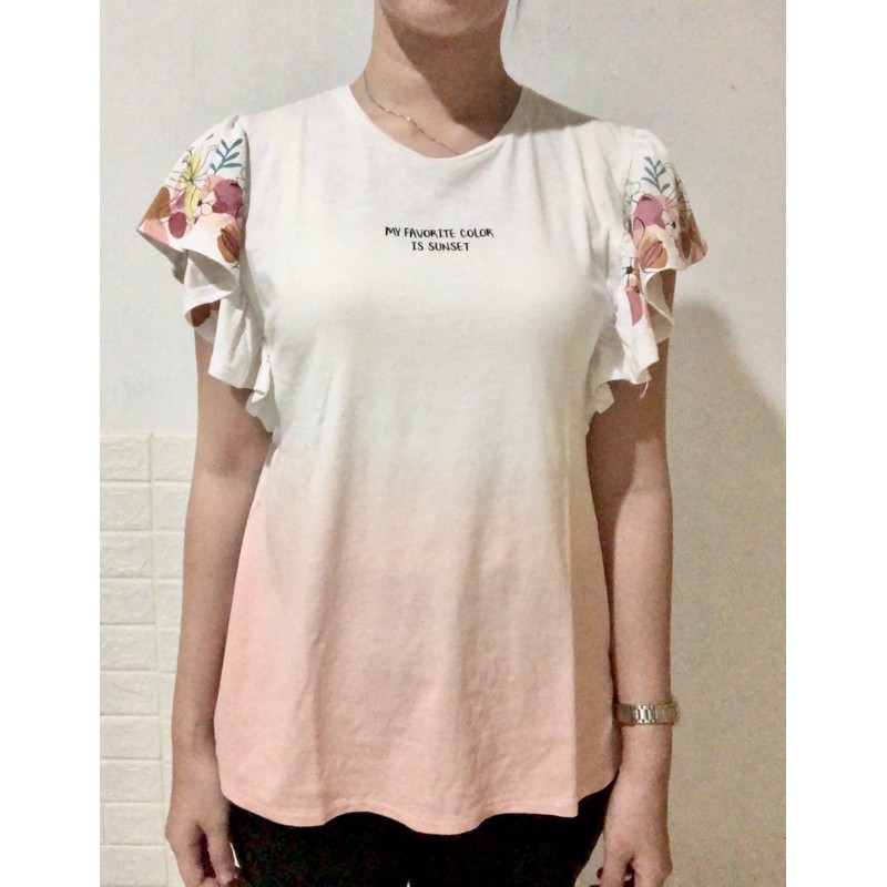 zara kaos remaja perempuan dewasa wanita original