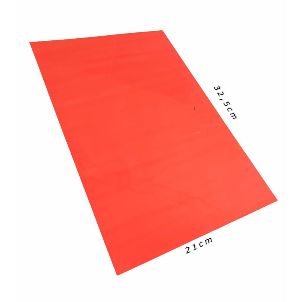 PLASTIK MIKA FILM UK FOLIO/ PLASTIC (JILID 0.7) ISI 100 WARNA MERAH / BIRU / BENING