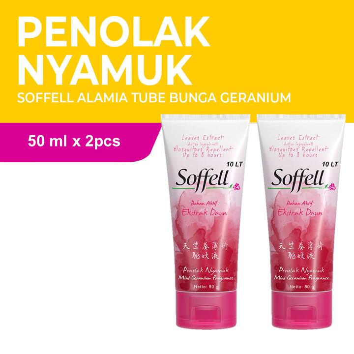 Soffell Alamia Tube Bunga Geranium 50 g x 2