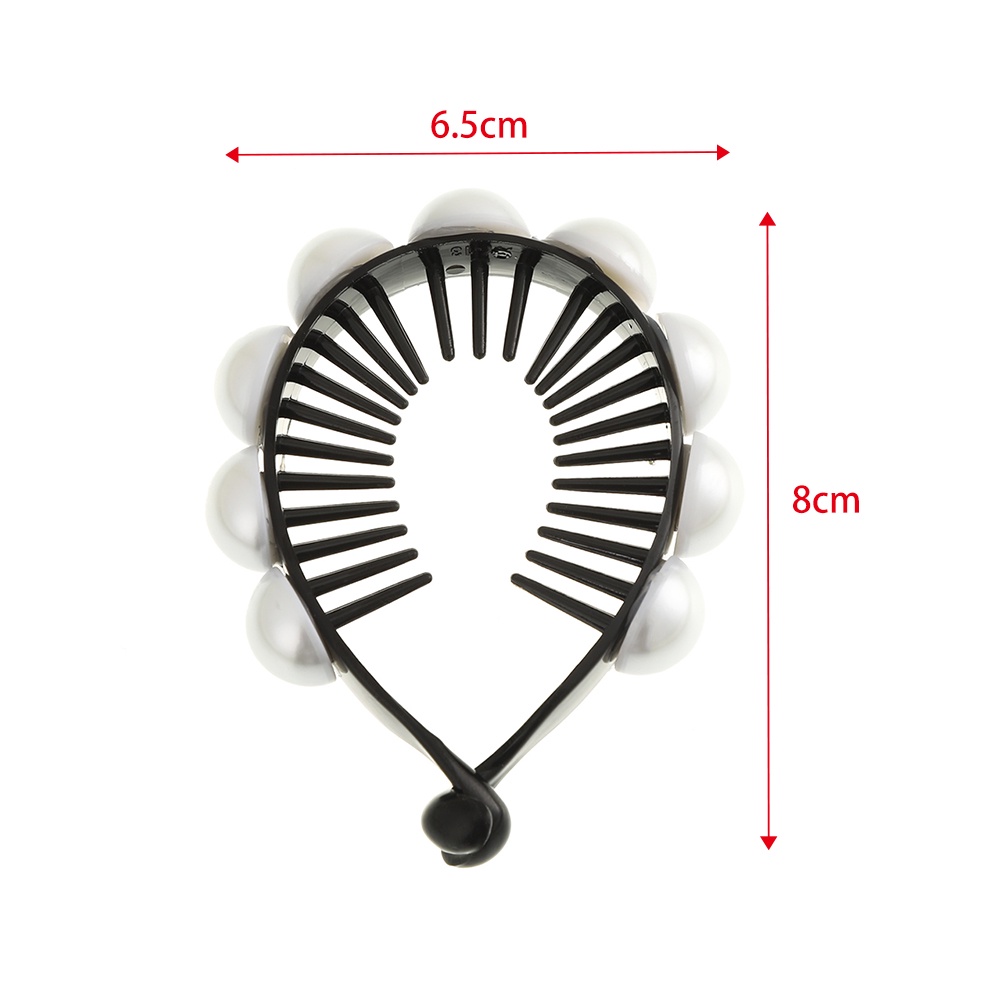 Korean Pearl Hair Claw Clip Hair Device Fashion Temperament Horsetail Ball Head Hair Artifact for Women Hair Accessories