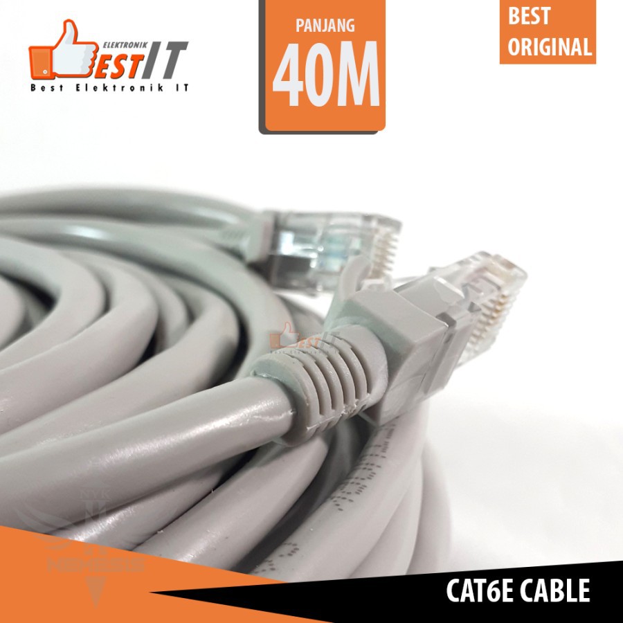 Kabel lan cat 6 Cable UTP Length 40 m NYK