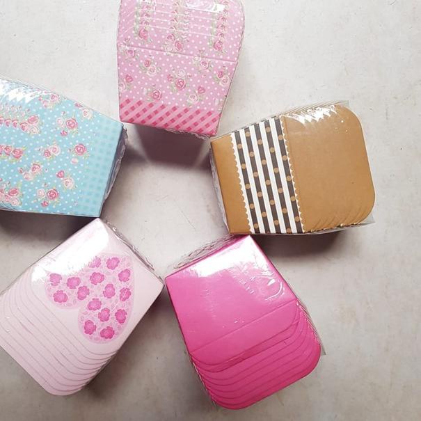 

™ kertas alas muffin kotak cupcake ☞