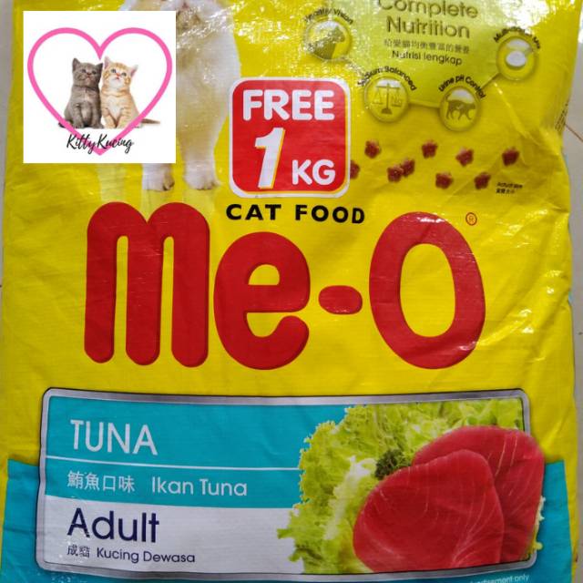 Makanan Kucing MEO Tuna Salmon 1kg