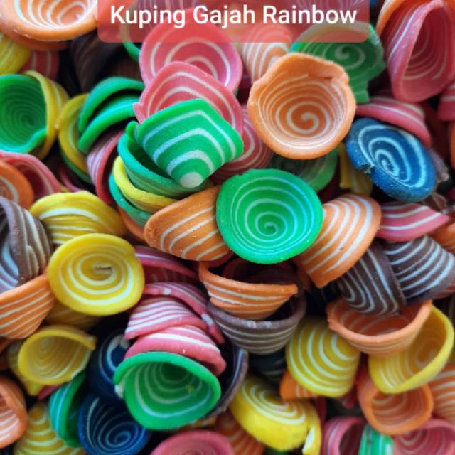 

Kuping gajah rainbow