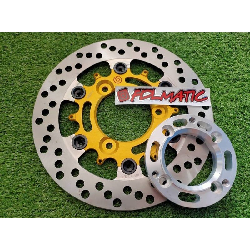 DISC DISK PIRINGAN BREMBO MODEL ROTOR THAILAND UK 220MM PLUS SPACER