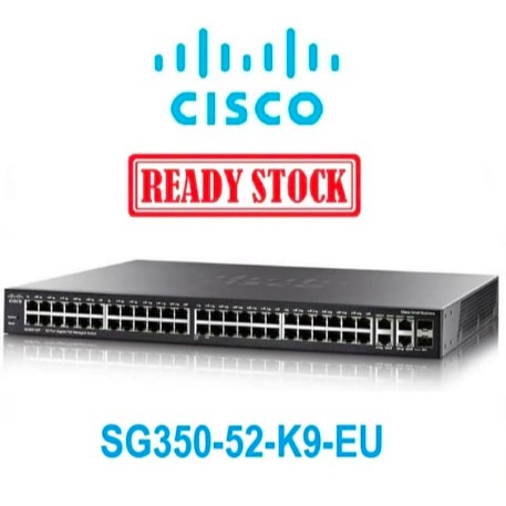 Cisco SG350-52-K9-EU SG350-52 52 Port Gigabit Managed Switch