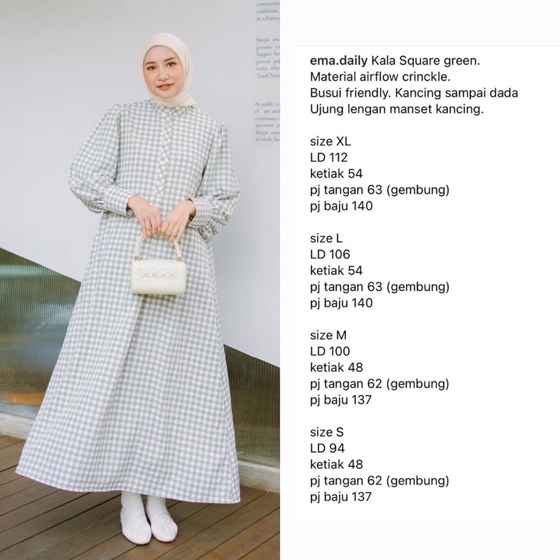 Kala square Green by Ema daily