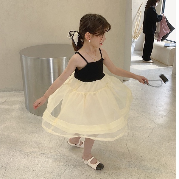 babyfit MASSARI dress tanktop anak perempuan dengan rok tutu organza import sc-820