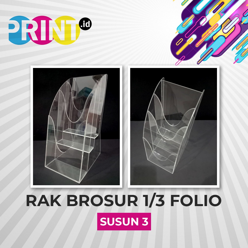 

Rak Brosur Ukuran 1/3 folio/susun 3