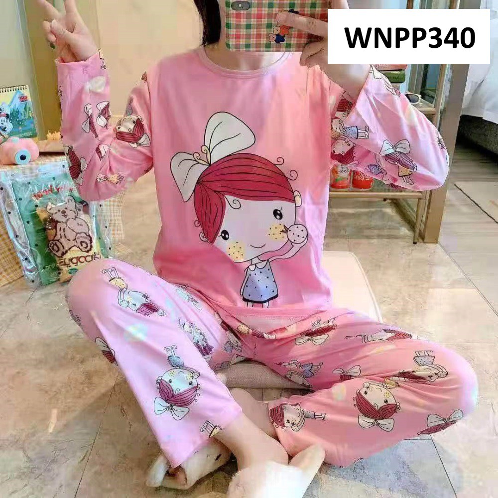 Piyama Wanita Baju Tidur Wanita Motif Little Girl