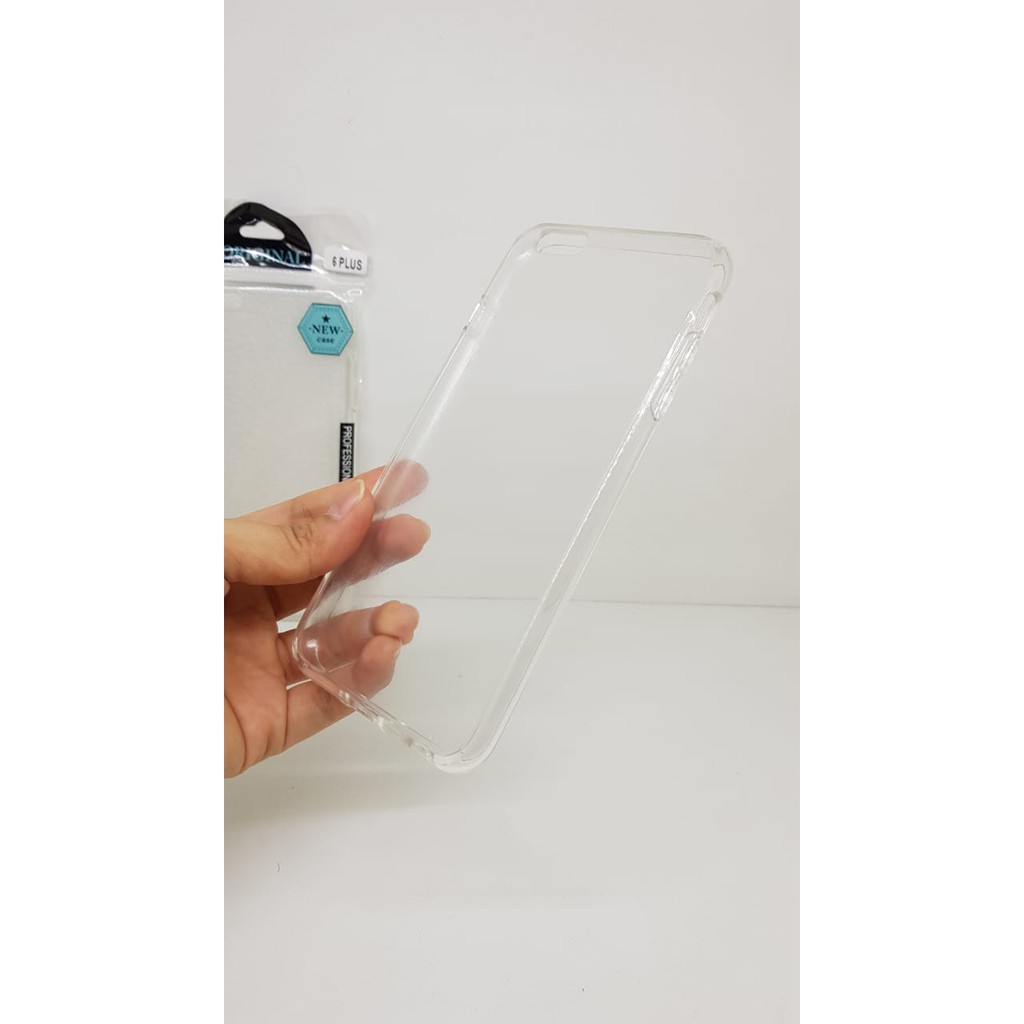 Crystal Case iPhone 6 Plus 5.5 Inch Ultra Clear List Karet iPhone 6s Plus Anti Scratch Semi Hardcase