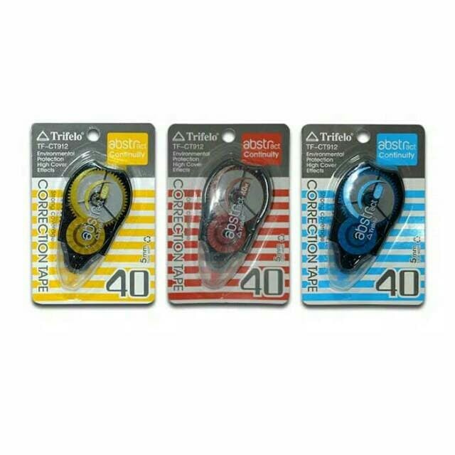 

Wow Trifelo Correction Tape/Tip X Kertas 40 Meter Promo