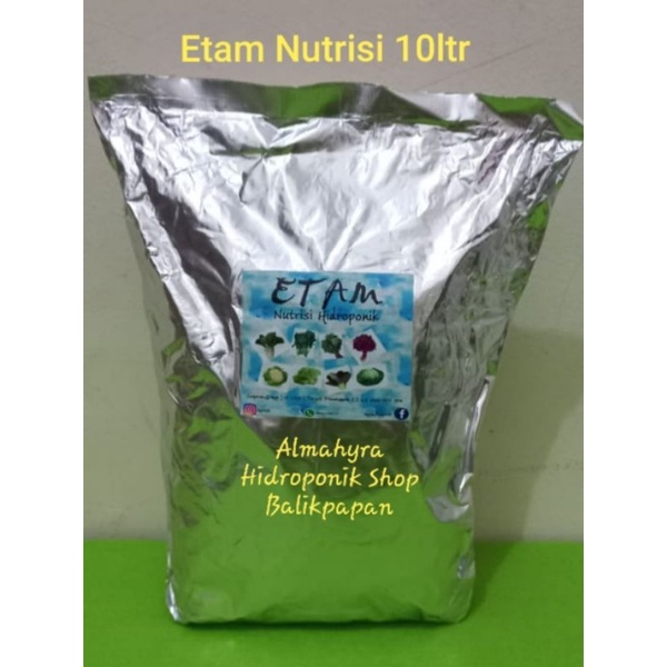 Nutrisi Etam 10 Liter Hidroponik Etam Nutrisi AB Mix Sayur daun 10 liter