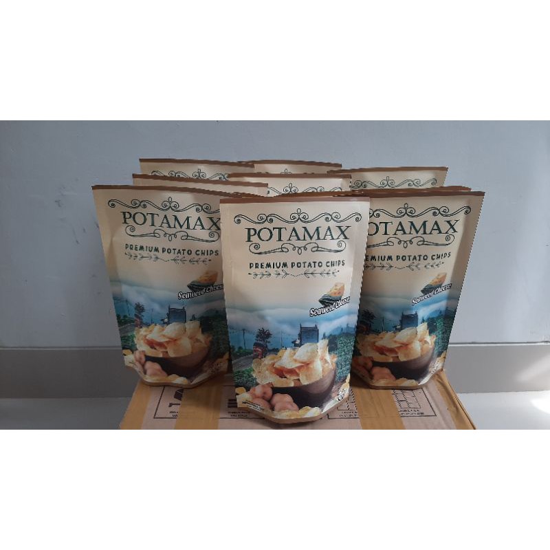 

Potamax snack keju rumput laut (Berat 63g gross 50g nett)