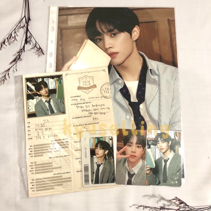 The Boyz Season Greetings 2021 Sunwoo Q New Photocard Benefit Everline