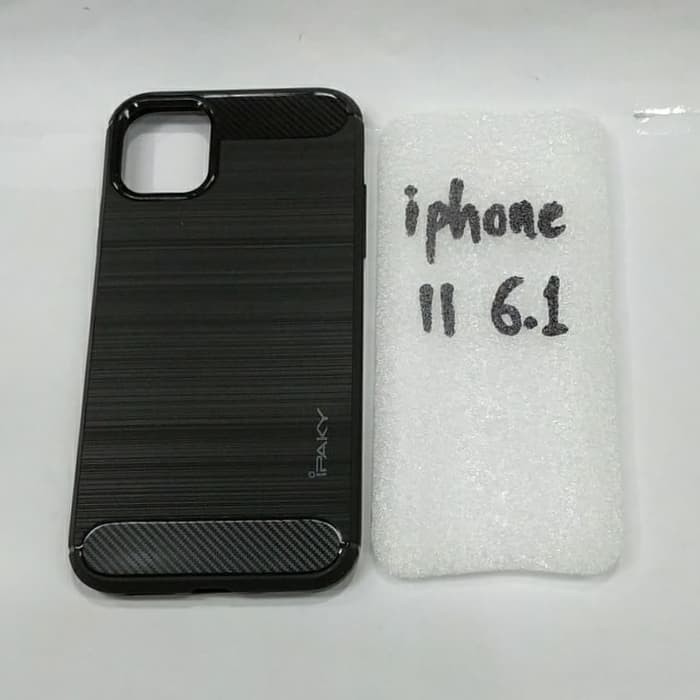 IPHONE 11 6.1 softcase ipaky IPHONE 11 6.1 silikon karet hitam