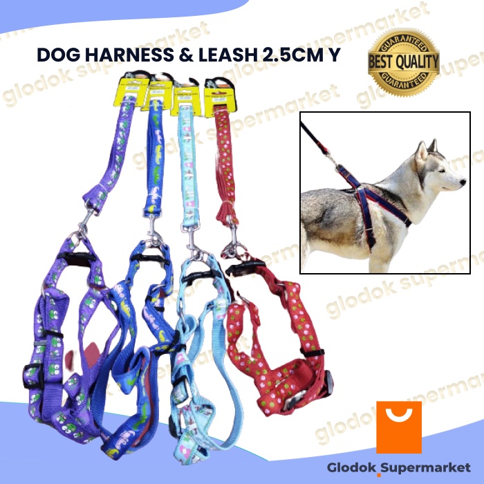 Tali Tuntun Anjing Kucing Rantai Hewan Collar Leash 1.2 meter Tebal