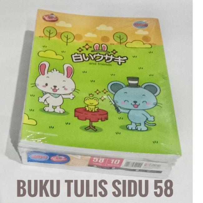 

Model Baru.. buku tulis sidu 58 lembar (10buku)