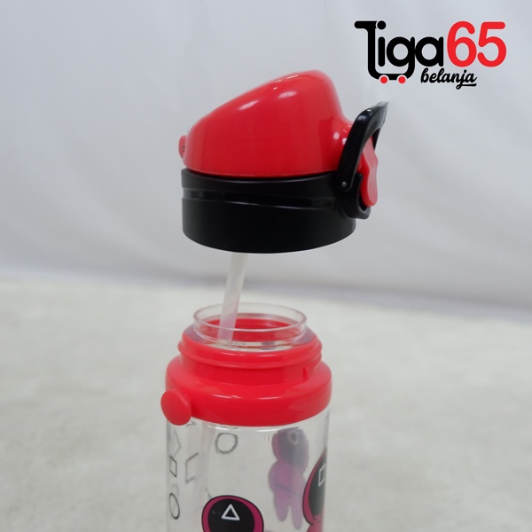 365 WATER BOTTLE Botol Minum Anak Karakter Fancy Sedotan