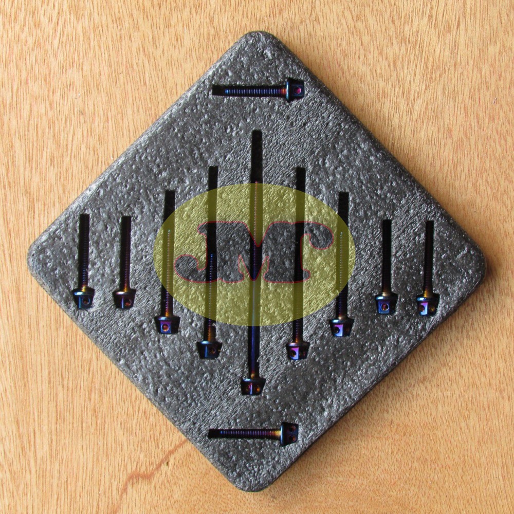 Baut CVT Probolt l Sparepart Variasi 1Set Baut Probolt CVT Mio J Mio Fino Mio Soul Two Tone Blue Gol