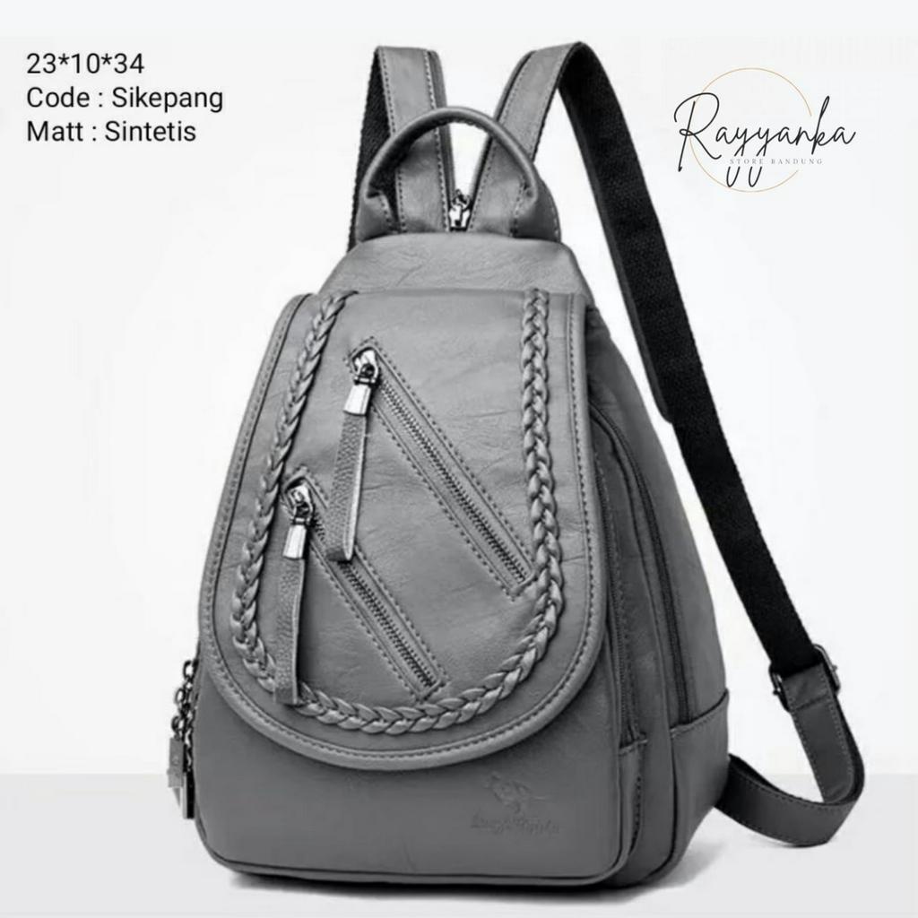 Tas Ransel Wanita Terlaris New Model Kp4ng Bahan Kulit Sintetis Premium