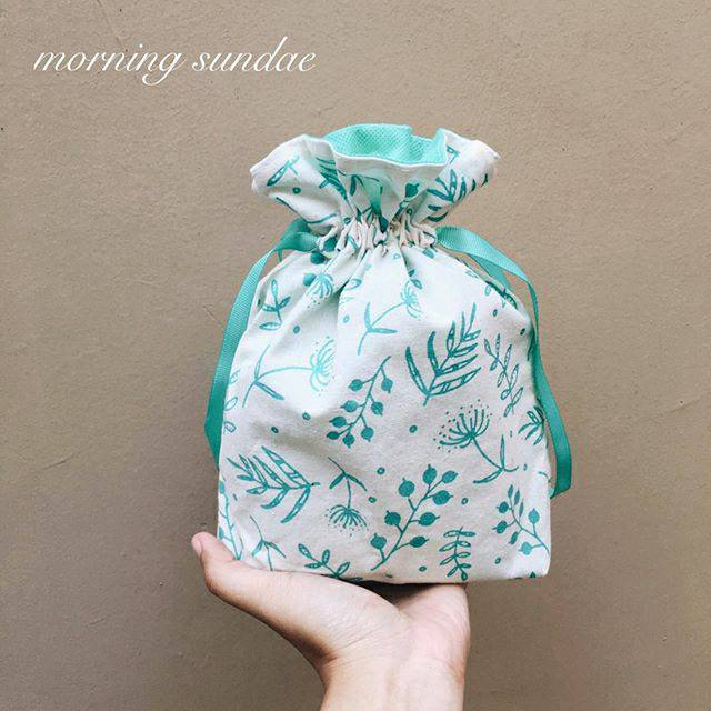 Souvenir pouch serut belacu 20x25 rumbai