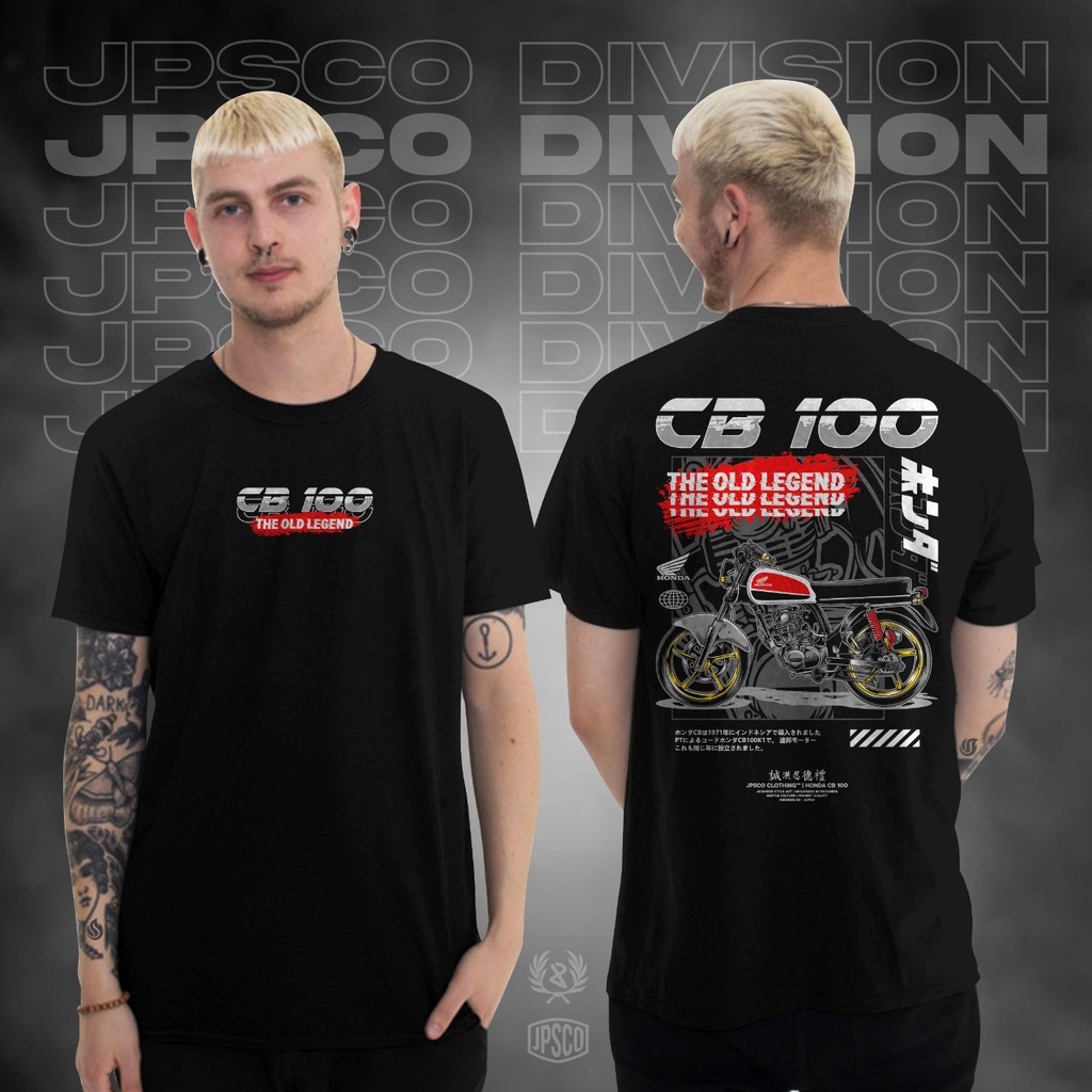 KAOS HONDA CB100 GOLD BAJU PRIA PREMIUM