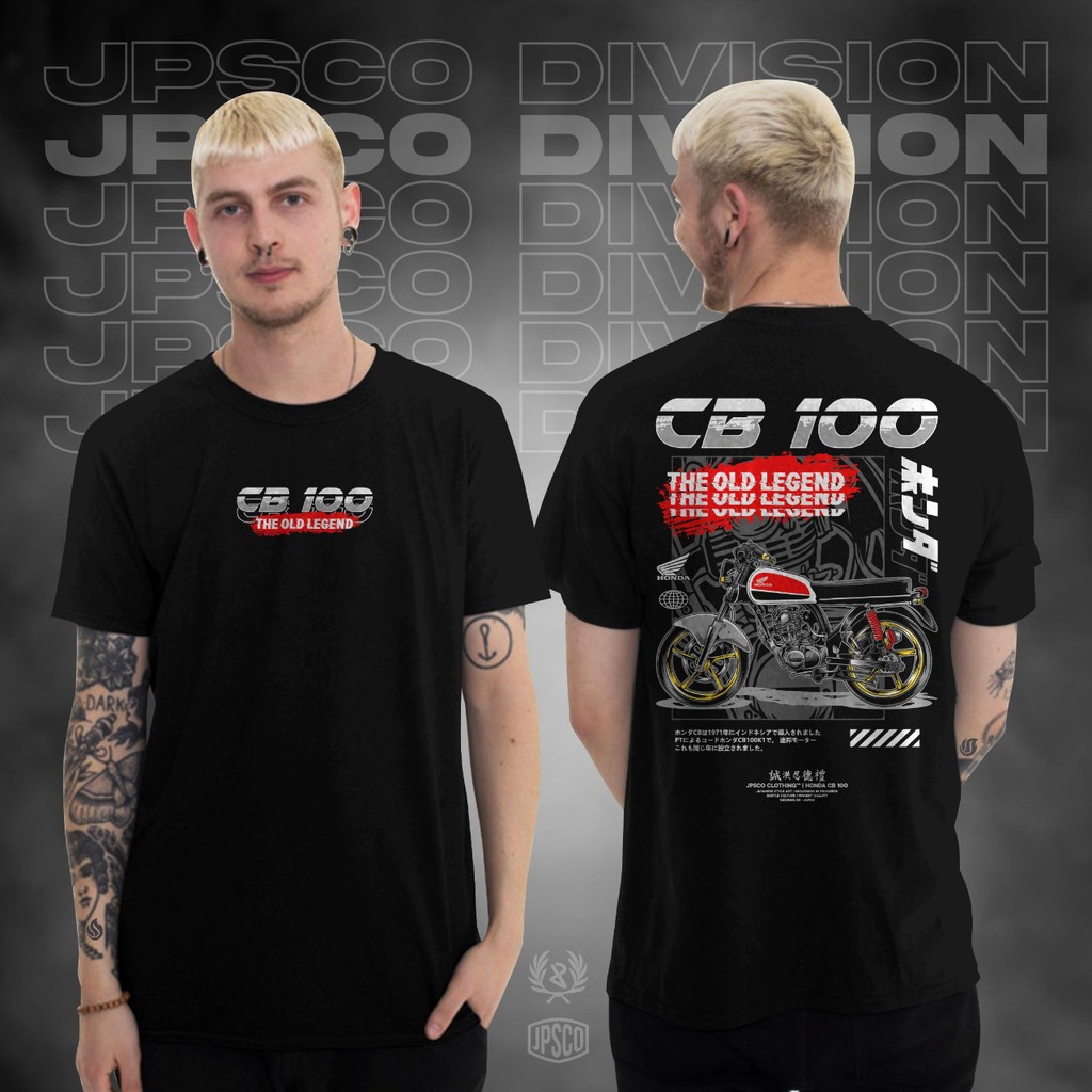 KAOS HONDA CB 100 KAOS CB THE OLD LEGEND BAJU CB 100 NEW