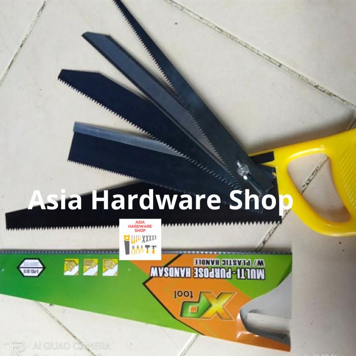 Saw Xp Tool Gergaji Kayu Multifungsi 5 In 1 Gagang Pvc Gergaji Set Isi 5