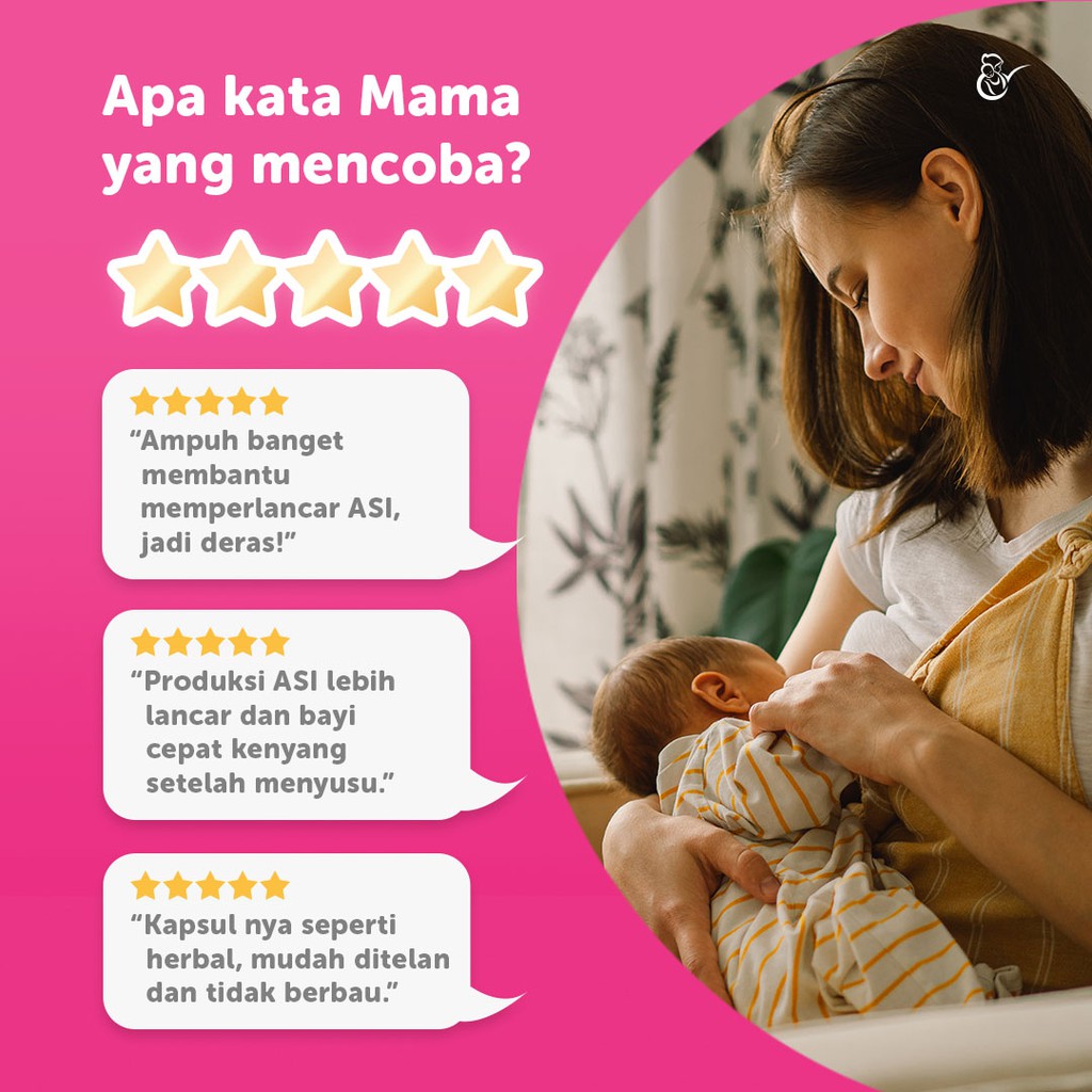 [ FREE TUMBLER ] Pelancar ASI | Mama's Choice Breastfeeding Support - Suplemen ASI Booster Ibu Menyusui n