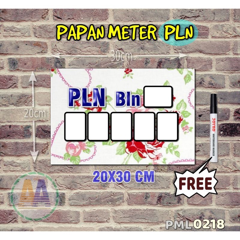 

Papan Meter Listrik PLN PAM motif Unik - Shabby 18 - Toko2A