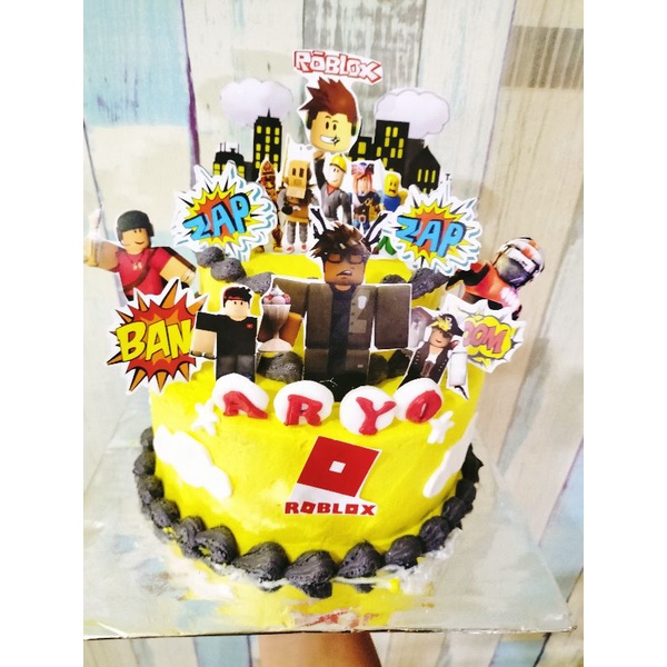 

kue ultah roblox