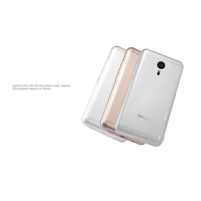 Case Meizu MX5 Softcase Transparan TPU Original