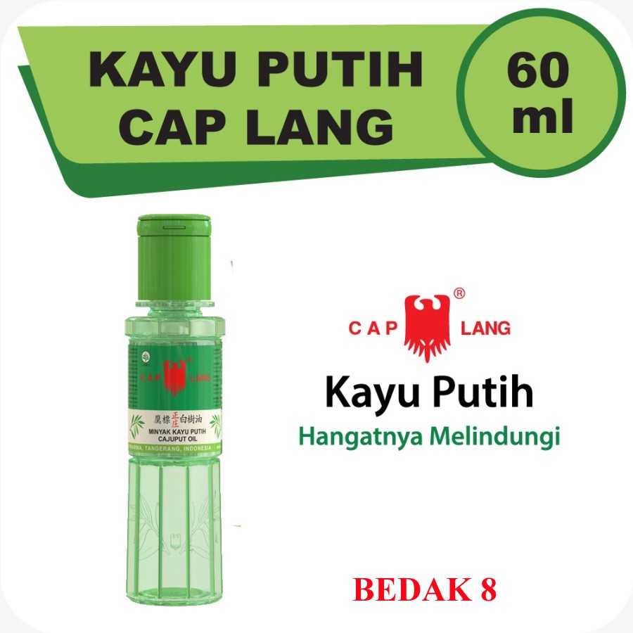 Cap Lang MINYAK KAYU PUTIH 60 ML/Minyak Kayu Putih Cap Lang 60 ml