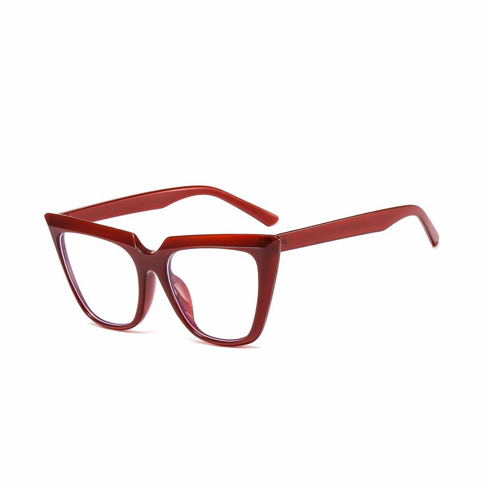 Kacamata Anti Radiasi [ Merah ] Eye Cat Wanita - Design Korea - HM604